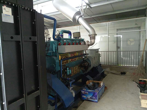 海門生態園200kw沼氣發電機組